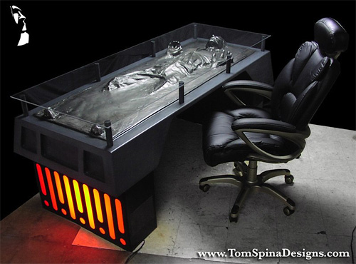 Han Solo Frozen In Carbonite Desk