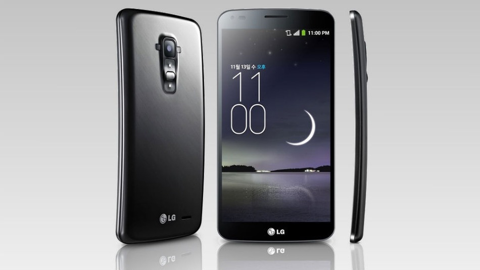 LG G Flex curved smartphone